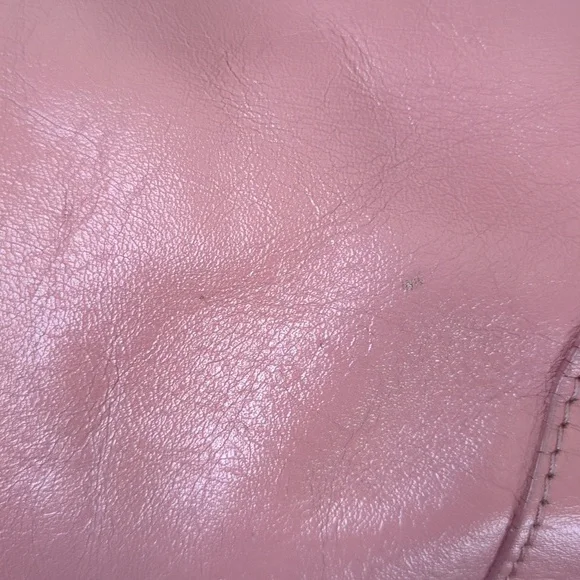 Anthropologie Nest Pink Leather Tote Bag - Picture 5 of 13